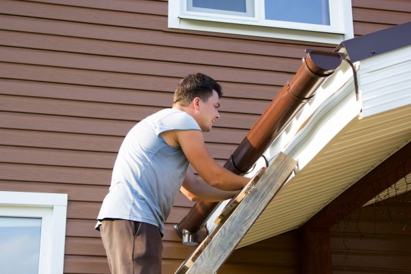 Porch Gutter Replacement in Monroe