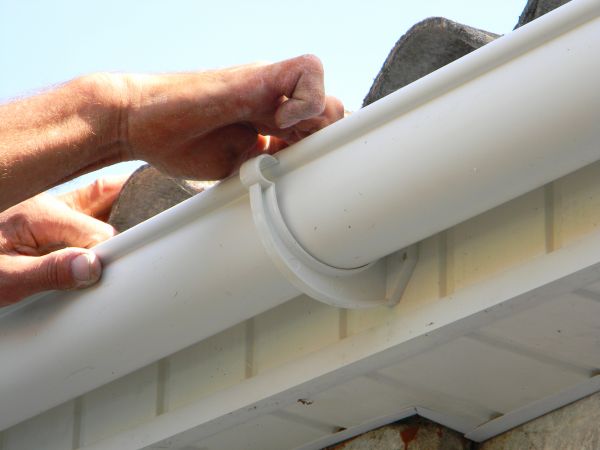 Plastic Gutter Repair in Monroe