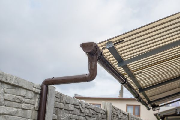 Plastic Downspout Installation in Monroe