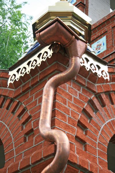 Church Downspout Installation in Monroe